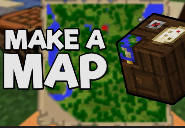 how to craft a map in minecraft