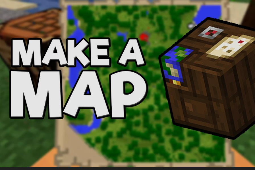 how to craft a map in minecraft
