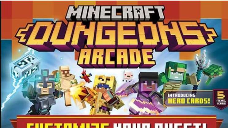 Minecraft Dungeons Arcade Cards